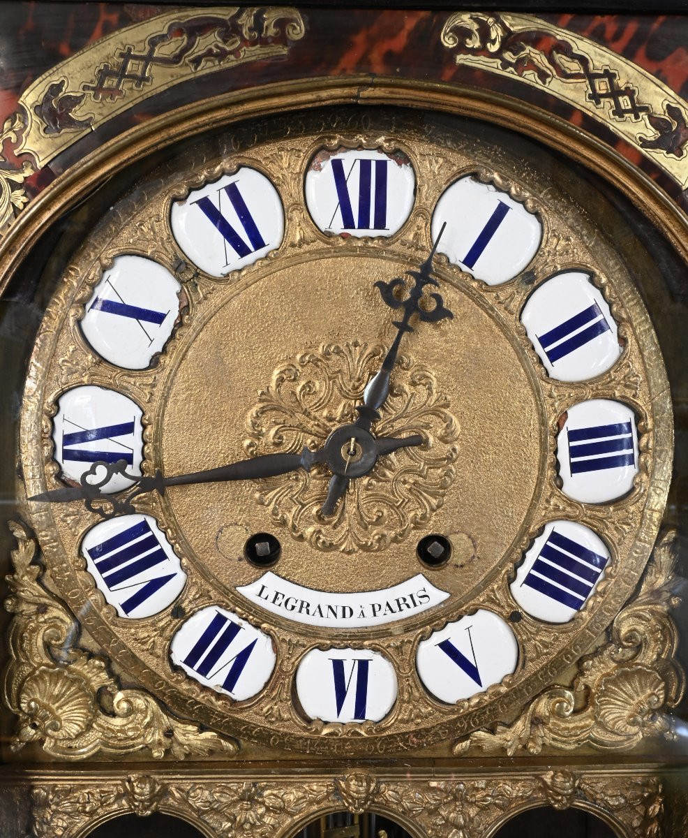 Legrand A’ Paris - Grande Orologio Stile Boulle - Francia XIX Secolo-photo-2